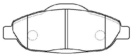 Brake Pad Set, disc brake (HP9974)