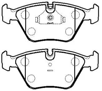 Brake Pad Set, disc brake (HP9377)