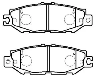 Brake Pad Set, disc brake (HP5072)