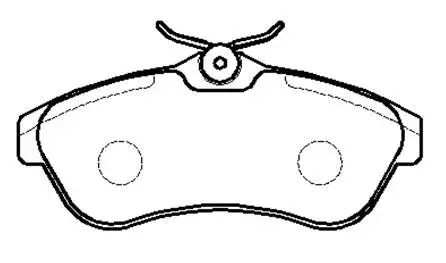 Brake Pad Set, disc brake (HP9656)
