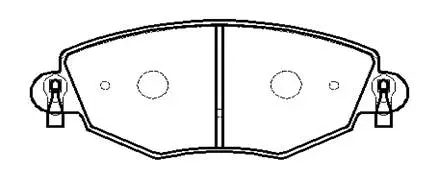 Brake Pad Set, disc brake (HP9435)