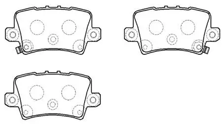 Brake Pad Set, disc brake (HP9246)