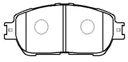 Brake Pad Set, disc brake (HP8523)