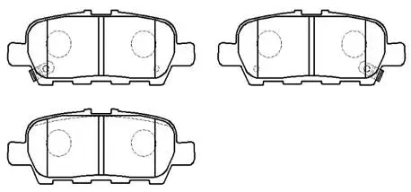 Brake Pad Set, disc brake (HP9794)