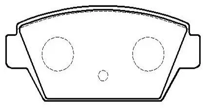Brake Pad Set, disc brake (HP8303)