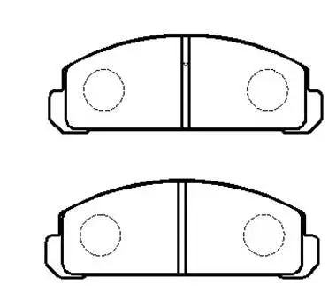 Brake Pad Set, disc brake (HP9168)