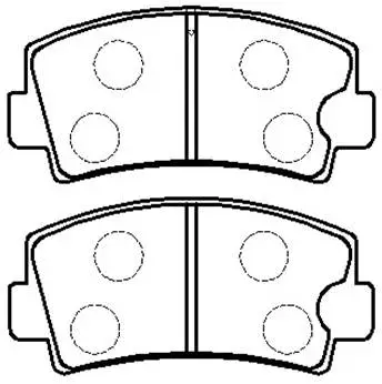 Brake Pad Set, disc brake (HP8247)