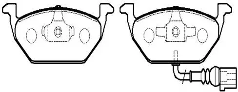 Brake Pad Set, disc brake (HP5149)