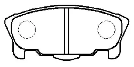 Brake Pad Set, disc brake (HP9769)