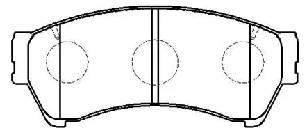 Brake Pad Set, disc brake (HP9916)