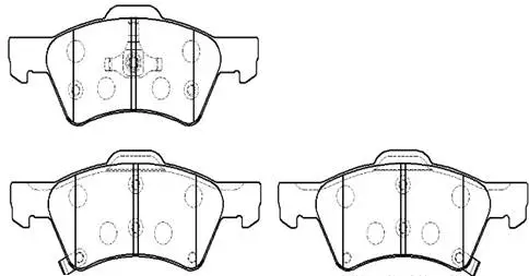 Brake Pad Set, disc brake (HP5157)
