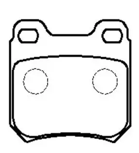 Brake Pad Set, disc brake (HP5127)