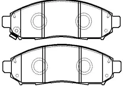 Brake Pad Set, disc brake (HP5173)