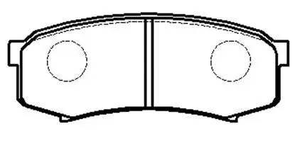 Brake Pad Set, disc brake (HP5037)