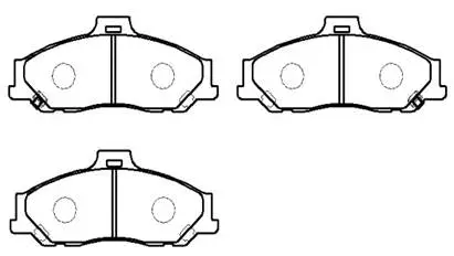 Brake Pad Set, disc brake (HP9189)