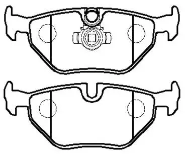 Brake Pad Set, disc brake (HP5186)