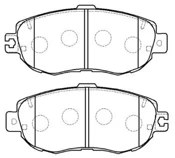 Brake Pad Set, disc brake (HP5071)