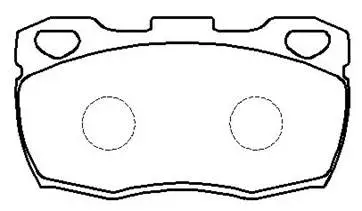 Brake Pad Set, disc brake (HP9356)