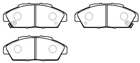 Brake Pad Set, disc brake (HP5065)