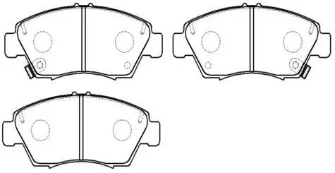 Brake Pad Set, disc brake (HP8153)
