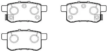 Brake Pad Set, disc brake (HP5279)