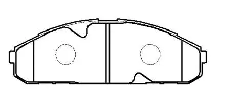 Brake Pad Set, disc brake (HP9046)