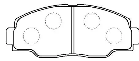 Brake Pad Set, disc brake (HP9116)