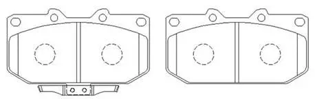 Brake Pad Set, disc brake (HP8360)