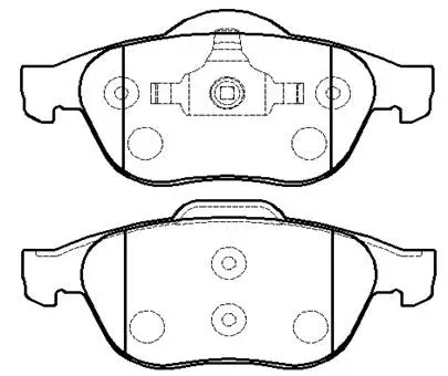 Brake Pad Set, disc brake (HP5246)