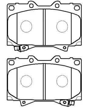 Brake Pad Set, disc brake (HP5084)