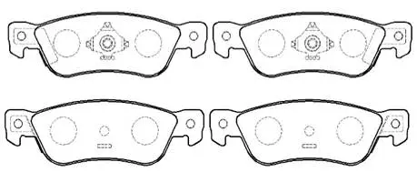 Brake Pad Set, disc brake (HP9201)