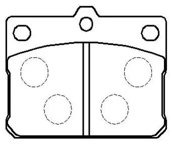 Brake Pad Set, disc brake (HP8294)