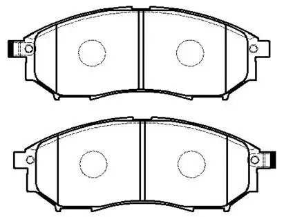 Brake Pad Set, disc brake (HP5095)