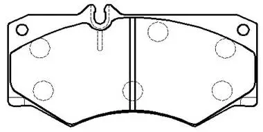 Brake Pad Set, disc brake (HP9329)