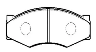 Brake Pad Set, disc brake (HP8334)