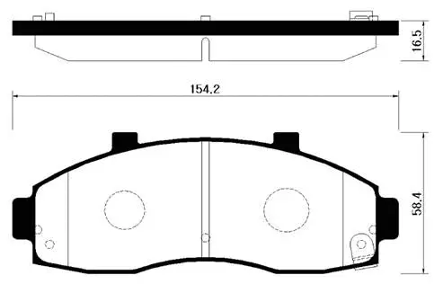 Brake Pad Set, disc brake (HP1013)