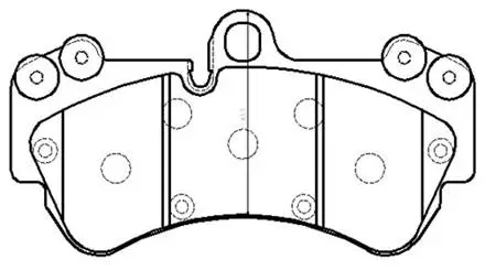 Brake Pad Set, disc brake (HP8544)