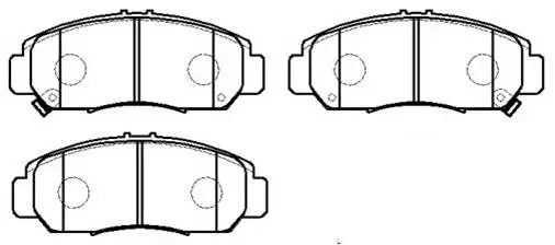 Brake Pad Set, disc brake (HP8145)