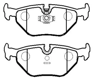 Brake Pad Set, disc brake (HP5032)