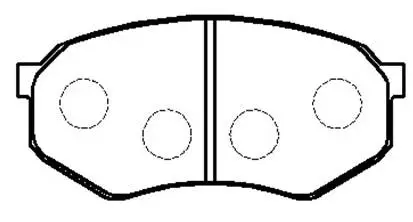 Brake Pad Set, disc brake (HP9118)