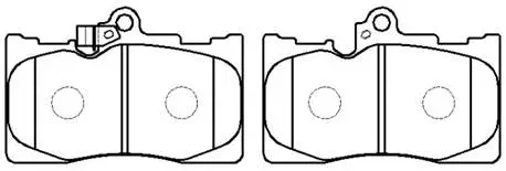Brake Pad Set, disc brake (HP5175)