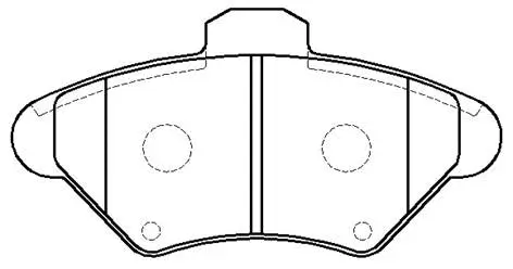 Brake Pad Set, disc brake (HP9526)