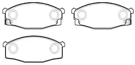 Brake Pad Set, disc brake (HP9067)