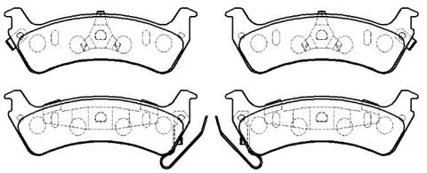 Brake Pad Set, disc brake (HP5230)