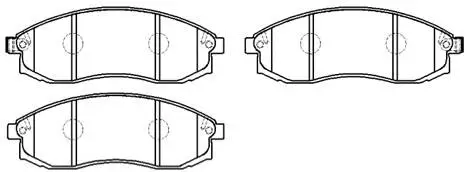 Brake Pad Set, disc brake (HP5251)