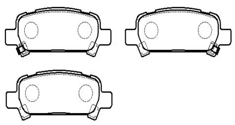 Brake Pad Set, disc brake (HP5132)