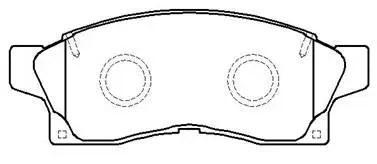 Brake Pad Set, disc brake (HP8503)