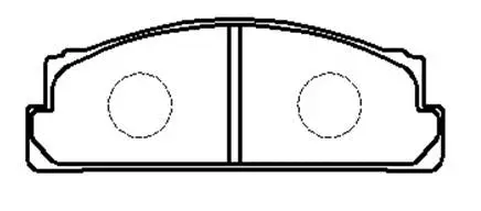 Brake Pad Set, disc brake (HP9086)