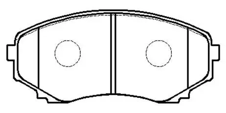 Brake Pad Set, disc brake (HP5150)