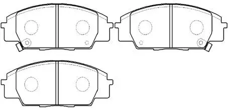 Brake Pad Set, disc brake (HP5089)